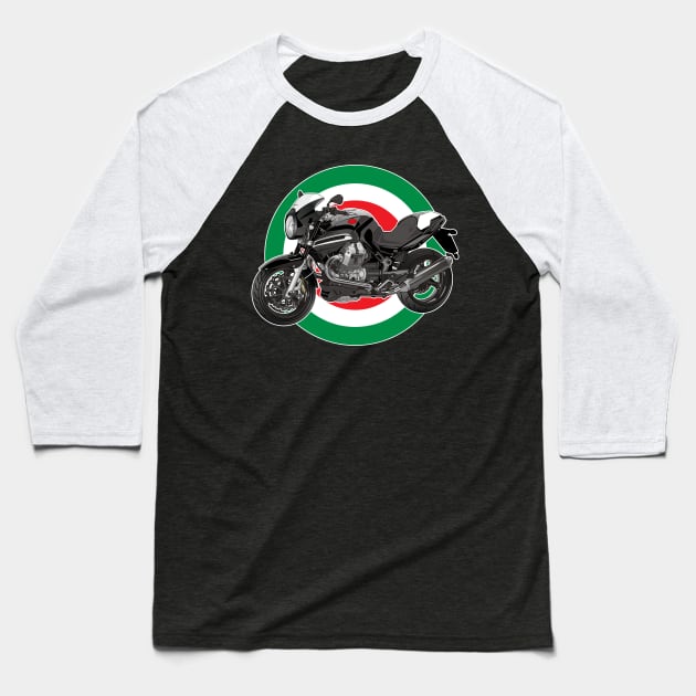 Italian motorcycle Baseball T-Shirt by Maxsomma